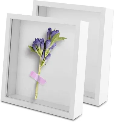 Obrázok produktu pre Biele dekoratívne rámy 30 x 30 cm, 2 ks, na fotografie