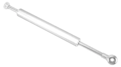 Image de Amortisseur de direction universel en aluminium, 330 mm, stabilisateur pour la plupart des motos, couleur argent