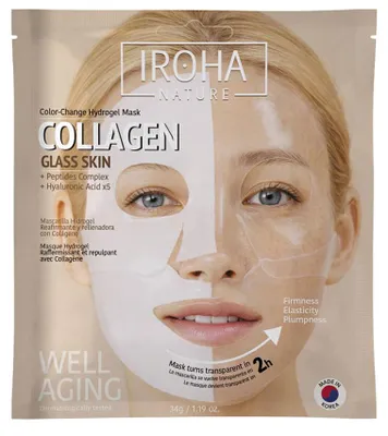 Productafbeelding van Collageen-kleurveranderende hydrogelmasker, 1 stuk