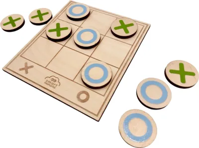 Obrázek produktu pro Dřevěná logická hra pro děti - Tic-Tac-Toe