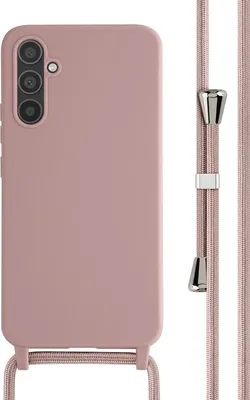 Image de imoshion Étui en silicone avec cordon pour le Samsung Galaxy A34 (5G) - Rose sable