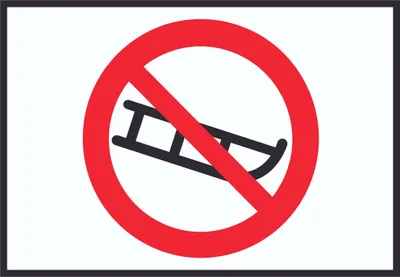 Produktbild von Schlitten fahren verboten Symbol Schild A2 (420x594mm)