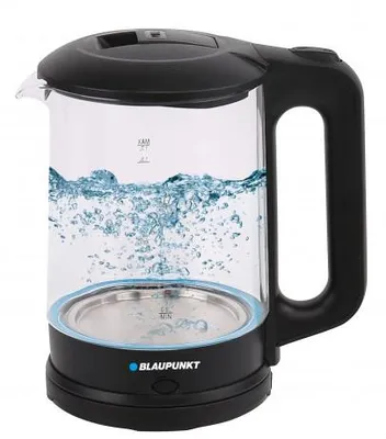 Produktbild von Blaupunkt MEN801 Wasserkocher, 2200W, Glas mit Kunststoff, 1,7 Liter, LED Innenbeleuchtung, 360° Basis, BPA- Frei