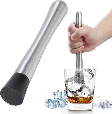 Image de Barre de broyage de glace en acier inoxydable Barre de broyage de glace pour le vin et la nourriture Marteau pour la maison et le bar