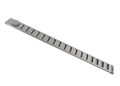 Produktbild von Lüftungsgitter LG 5004 SAA Schiebegitter 500 x 40 mm Alu F1 Zuluft Abluftgitter