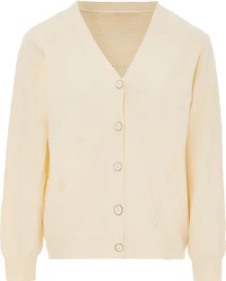 Image de Cardigan YASANNA pour femmes - blanc laine, XS/S