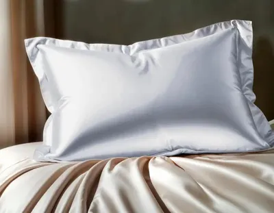 Imagen del producto de Funda de almohada Sleeptime, color blanco brillante, 60 x 70 cm