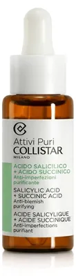 Produktbild von Collistar Salicylic Acid + Succinic Acid Anti-Blemish Purifying, Frauen, Mischhaut, Empflindliche Haut, Jeder Hauttyp, 30 ml