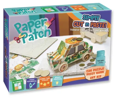 Obrázok produktu pre Strigo Drewniana Skarbonka Samochód 3D do Decoupage
