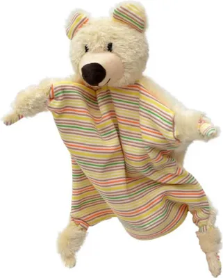 Produktbild von Schmusetuch Bär - Schmusehandpuppe Bär, Schnuffeltuch