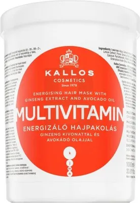 Produktbild von Kallos Multivitamin Energising Hair Mask 1000 ml