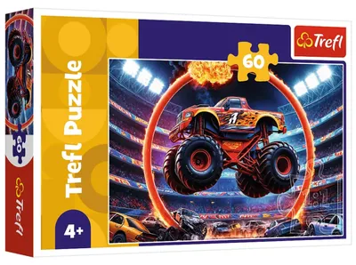 Produktbild von Trefl 17404, 60 Stück(e), Fahrzeuge, 4 Jahr(e)