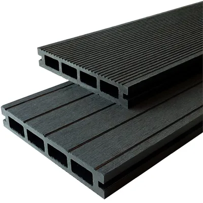 Produktbild von WPC Terrassendielen Handmuster Muster 25mm x 15 cm anthrazit