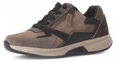 Zdjęcie produktu dla Buty damskie Gabor, sznurowane, sportowe, brązowe, do codziennego użytku