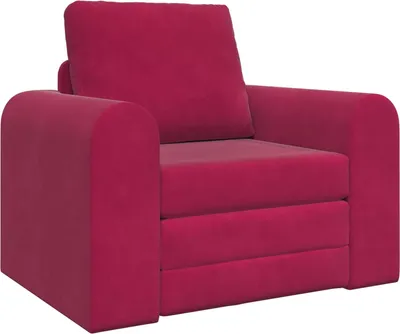Zdjęcie produktu dla vidaXL Sofa rozkładana czerwone wino 98 x 71 x 83 cm aksamitna