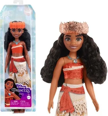 Zdjęcie produktu dla Lalka Vaiana 29 cm, Mattel Disney Princesses, Z Akcesoriami, Figurka Artykulowana