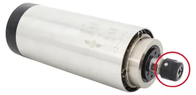 Produktbild von Spindelmotor, 1,5 kW Leistung, luftgekühltes Design, Nur Spindel