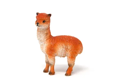 Produktbild von Dekofigur Poly - Braunes Alpaka - 7,5cm