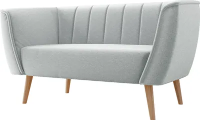 Produktbild von MIRJAN24 Sofa Pas 2, Polstersofa mit Wellenfeder, Holzfüße, Wohnzimmer Kollektion (Farbe: Paros 05)