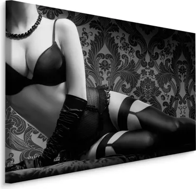Obrázok produktu pre Muralo plátno plátno zmyselné žena vintage štýl 3D nástenná maľba umenie tlač š. 70 cm x v. 50 cm