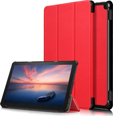 Produktbild von Schutzhülle für Amazon Fire HD 10 / HD 10 Plus 2021 11. Generation 10.1" Hülle Tasche Etui Case Standfunktion ROT