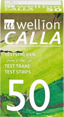 Produktbild von Wellion Calla Blutzuckerteststreifen, 50 St. Teststreifen