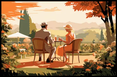 Image de Affiche 86,4 x 56,8 cm Rendez-vous rétro