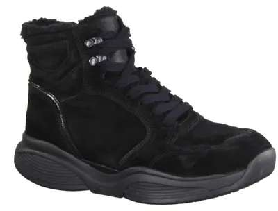 Produktbild von Xsensible SWX24 Damenboots, gefüttert, Leder, Schwarz, - Damenschuhe Bequeme Stiefel / Stiefeletten, Schwarz, leder