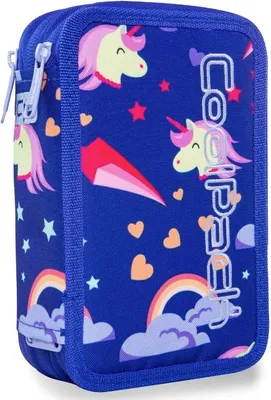 Produktbild von COOLPACK XXL Federtasche Federmappe Federmäppchen 44-teilig gefüllte Schüleretui 3-stöckig 20 x 13,5 x 7 cm inkl. Hausaufgabenheft