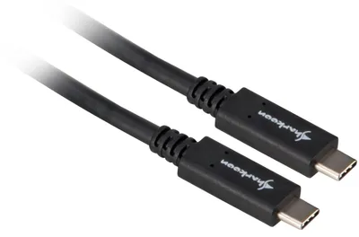 Obrázok produktu pre Sharkoon 4044951021192, 0,5 m, USB C, USB C, USB 3.2 Gen 1 (3.1 Gen 1), Čierna