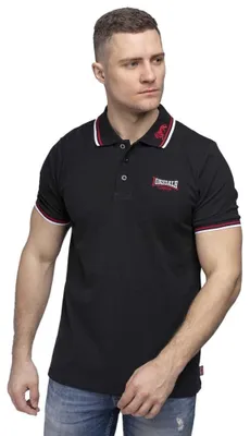 Image de Polo Lonsdale Lion Taille : L, Couleur : Noir