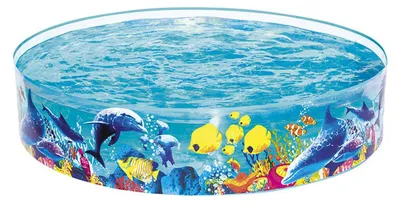 Image de Bestway Aufblasbares Planschbecken pour enfant DunkelBleu – Multicolore
