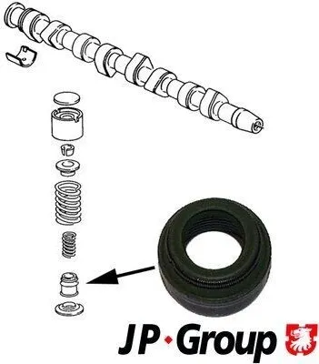 Produktbild von JP GROUP 1111352700 - OE 11341273501 Ventilschaftdichtung für Xsara, Berlingo, T4, Caddy II (9K), Scudo, Boxer, Passat (35I), 405 II, Ducato, 306, 206 Van, Jumpy (U6U), ZX (N2), Partner (5, G), V70 II (285), Jumpy (B), 605 (6B), 406, Polo (80, 86C), Jumper, Jetta II (165, 19E, 1G2), Signum (Z03), Vectra C (Z02), Polo (6V), Expert (222), Golf III (1H), Zafira B, Vento (1H), Golf Cabriolet (1E), Astra H, Crafter (2E), Crafter (2F), Expert (224), Expert (223), Toledo I (1L2), Ibiza (6K), 806 (221), Ulysse, Cor