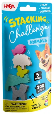 Productafbeelding van Haba Vaardigheidsspel Stapeluitdaging Dieren 2013867001