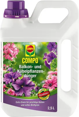 Produktbild von COMPO Balkon- u. Kübelpflanzendünger flüssig 2,5 Liter