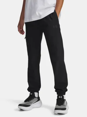 Image de Survêtement Under Armour UA B Unstoppable pour garçon, blanc-noir YSM