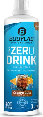 Produktbild von BODYLAB Vital Zero Drink - 1000ml - Cola-Orange