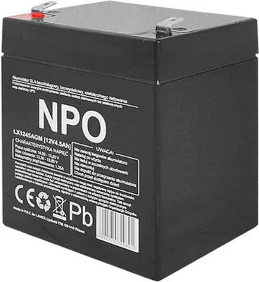 Obrázok produktu pre Gélová batéria 12V 4,5Ah LX1245 Gélová batéria s akumulátorom