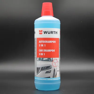 Produktbild von WüRTH Autoshampoo 3in1 – Reinigung, Glanzauffrischung und Pflege in einem Schritt, mit Schutzfilm und Abperleffekt