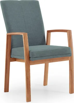 Produktbild von 2er Set Niehoff Sitzmöbel Como Komfort-Armlehnenstuhl - Eichengestell