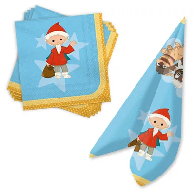 Produktbild von 20 Sandmännchen Servietten 33cm