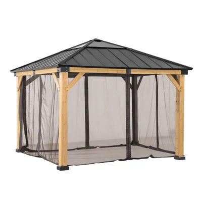 Produktbild von Netz für Sunjoy Zedernholz Gazebo 273cm x 273cm