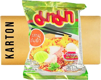 Produktbild von Mama Instantnudel Tom Yum Schwein 30x60g
