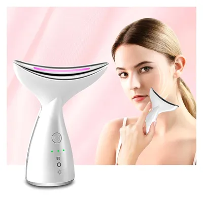 Produktbild von Gesichtsmassagegerät mit Lichttherapie zur Hautstraffung