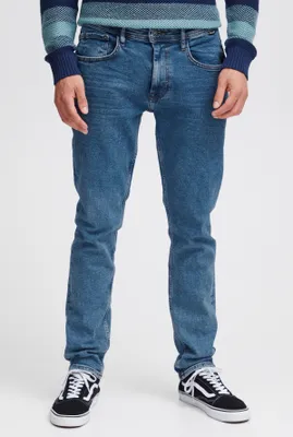Immagine prodotto di Blend BHTwister pantaloni jeans da uomo denim con passanti per cintura tasche a fessura leggermente elasticizzate misto cotone vestibilità regolare