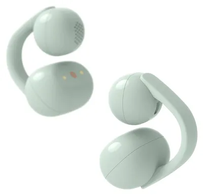 Produktbild von Sony LinkBuds Clip WF-LC900 True-Wireless-Open-Ear-Kopfhörer, Bluetooth 5.3, IPX4, 37 Stunden, Grün