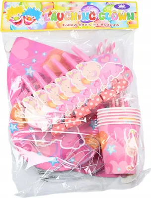 Produktbild von Geburtstagsset Ballerina Rosa - Partygeschirr Teller Becher Hüte für Kindergeburtstag Deko