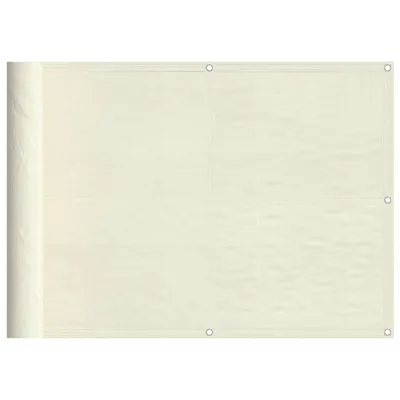 Produktbild von Balkon-Sichtschutz Creme 75x1000 cm 100 % Polyester-Oxford