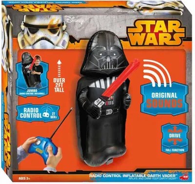 Produktbild von DICKIE Star Wars Darth Vader ferngesteuert 81cm aufblasbar Sound Roboter Kinder