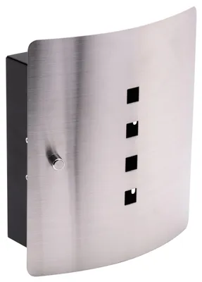 Produktbild von BURG-WÄCHTER Schlüsselbox Quad 6204/10 Ni mit 10 Haken und magnetischem Verschluss